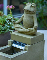 Campania Mini Element Zen Frog Fountain